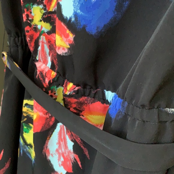 Mossimo Black Floral Sleeveless Dress - Picture 11 of 12